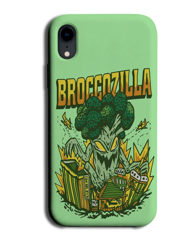 Broccozilla Phone Case Cover Funny Broccoli Monster Vegan Veggie Vegetarian P791