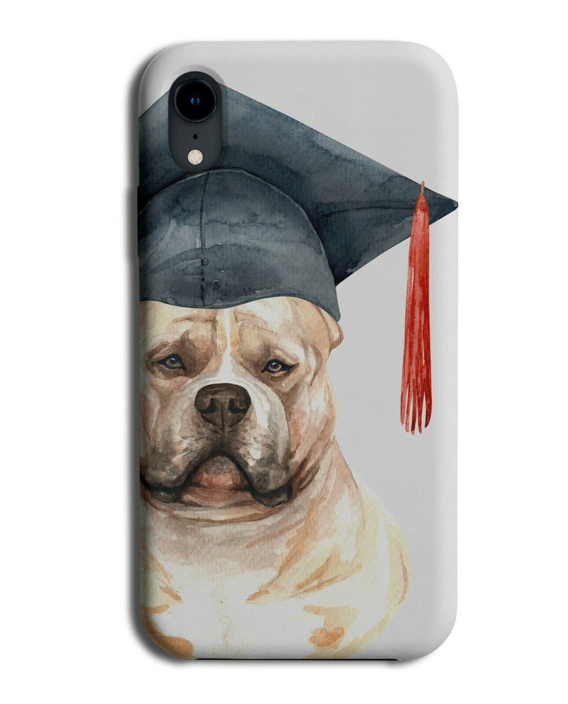 Staffordshire Bull Terrier Phone Case Cover Dog Teacher Graduation Hat K648