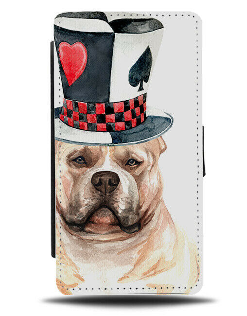 Staffordshire Bull Terrier Flip Wallet Phone Case Dog Photo Drawing K643