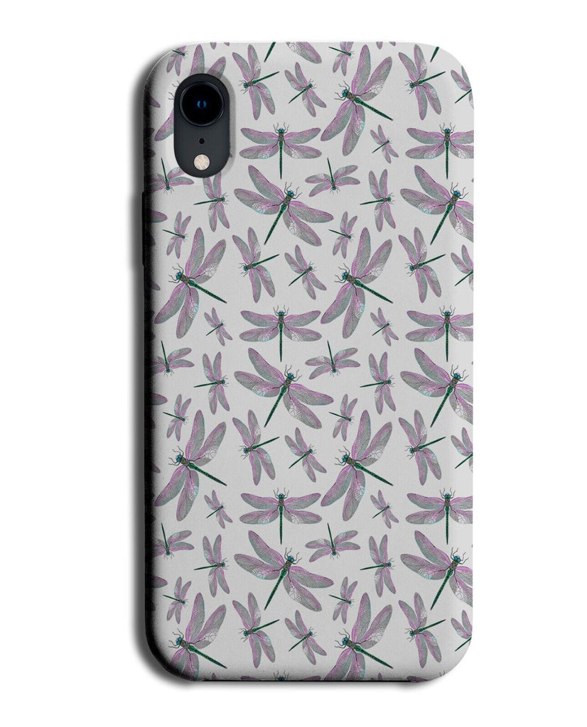 White and Purple Dragon Fly Bugs Phone Case Cover Dragon Flies Dragonflies Q648B
