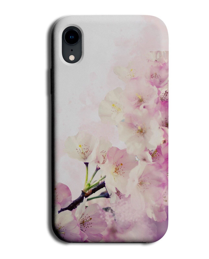 Faint Painting Of Pink Flowers Phone Case Cover Lilys Coloured Airbrush Q446G