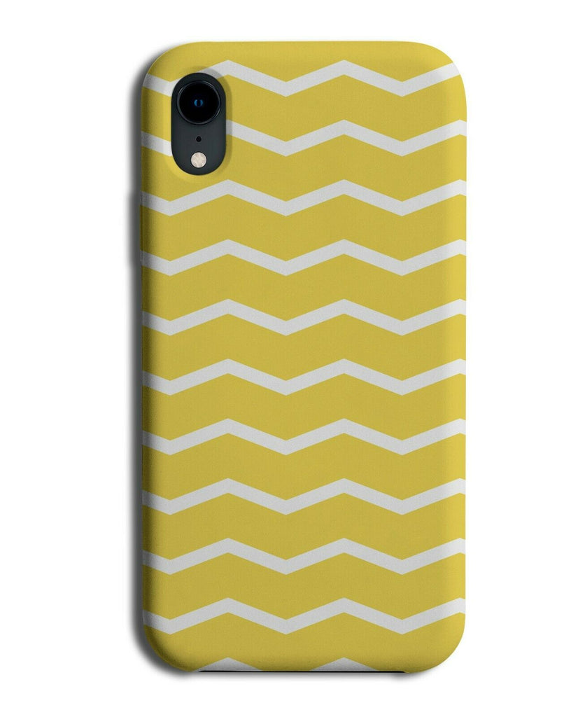 Yellow Zigzag Stripes Phone Case Cover Striped Strip Zig Zag Pattern G529