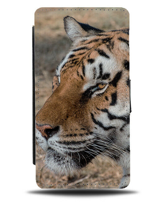 Tiger Face Photo Flip Wallet Phone Case Animal Nature Wild Present Tigers si535