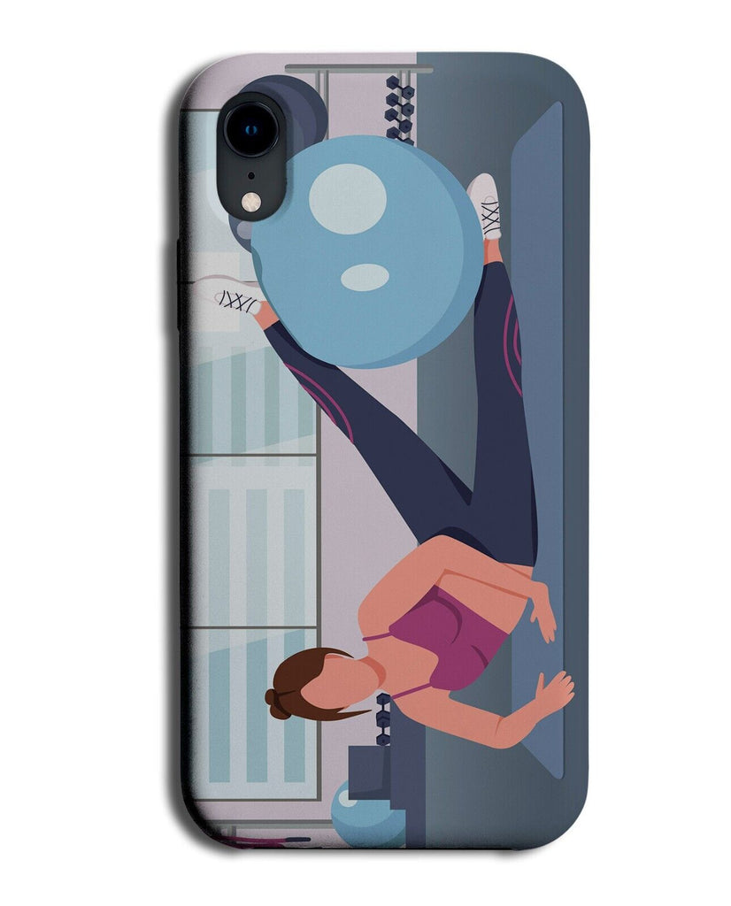 Pilates Girl Phone Case Cover Pilate Exercise Ball Fitness Gym Girls Woman BS37