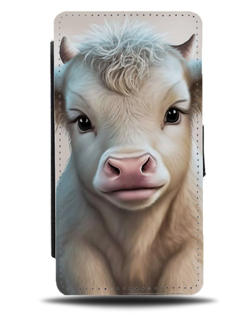 Airbrushed Lamb Sheep Flip Wallet Case Airbrush Look Style Art Lambs Baby BF76
