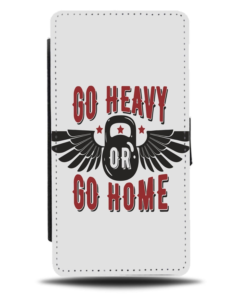 Weightlifter Quote Flip Wallet Case Workout Phrase Motivation Workout Mens DE44