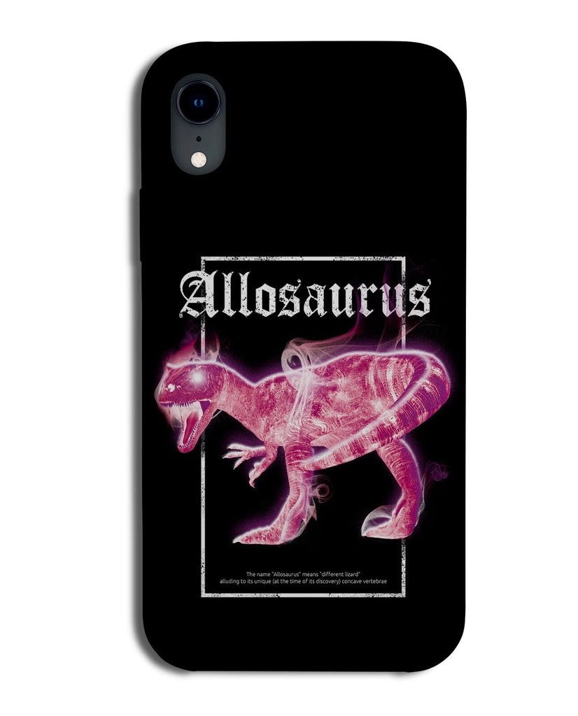 Neon Pink Allosaurus Dinosaur Phone Case Cover Dinosaurs Breed Type Of P007
