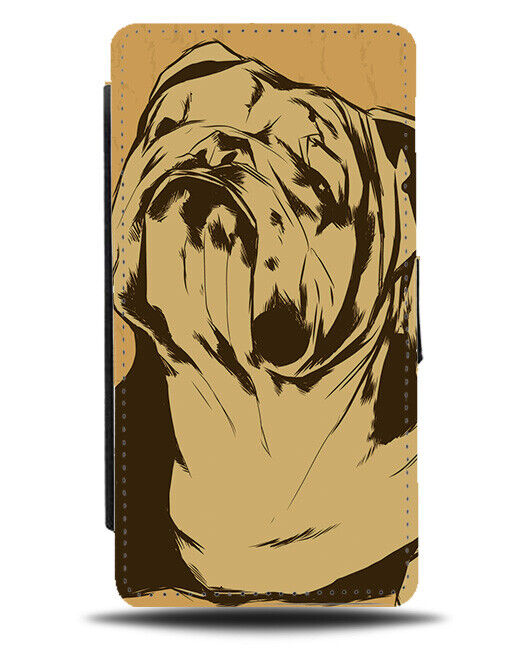 Artistic Bulldog Drawing Print Phone Cover Case Art Stencil Bull Dog Art J070
