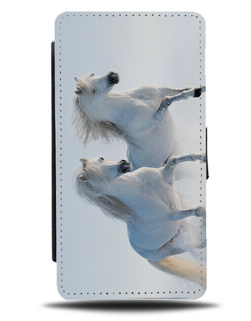 Galloping White Stallions Flip Wallet Case Stallion Horse Horses Running H246