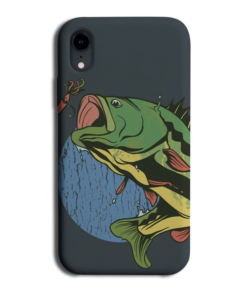 Retro Fishing Caught On Bait Phone Case Cover Fish Carp Cartoon Catch J361