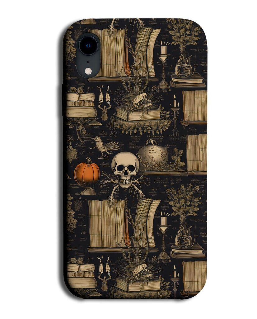 Witches Bookshelf Phone Case Cover Bookcase Book Case Shelf Books Halloween CW23
