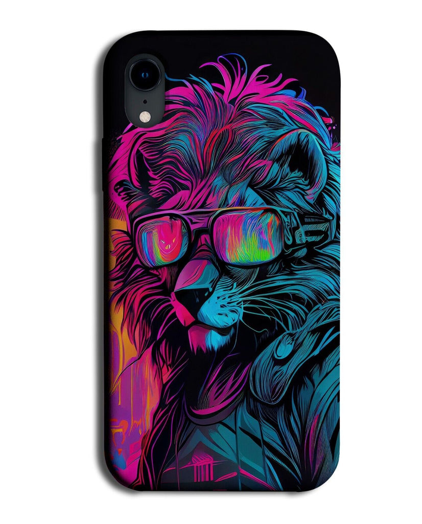 80s Retro Lion Phone Case Cover Lions Mullet Mullets Hair Style Curly Pink AW06