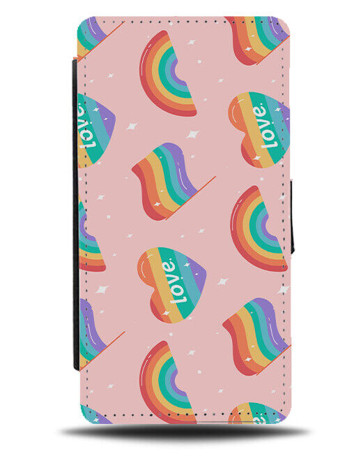 Pride Rainbows Flip Wallet Case Proud Rainbow Colourful Gay LGBT LGBTQ E620