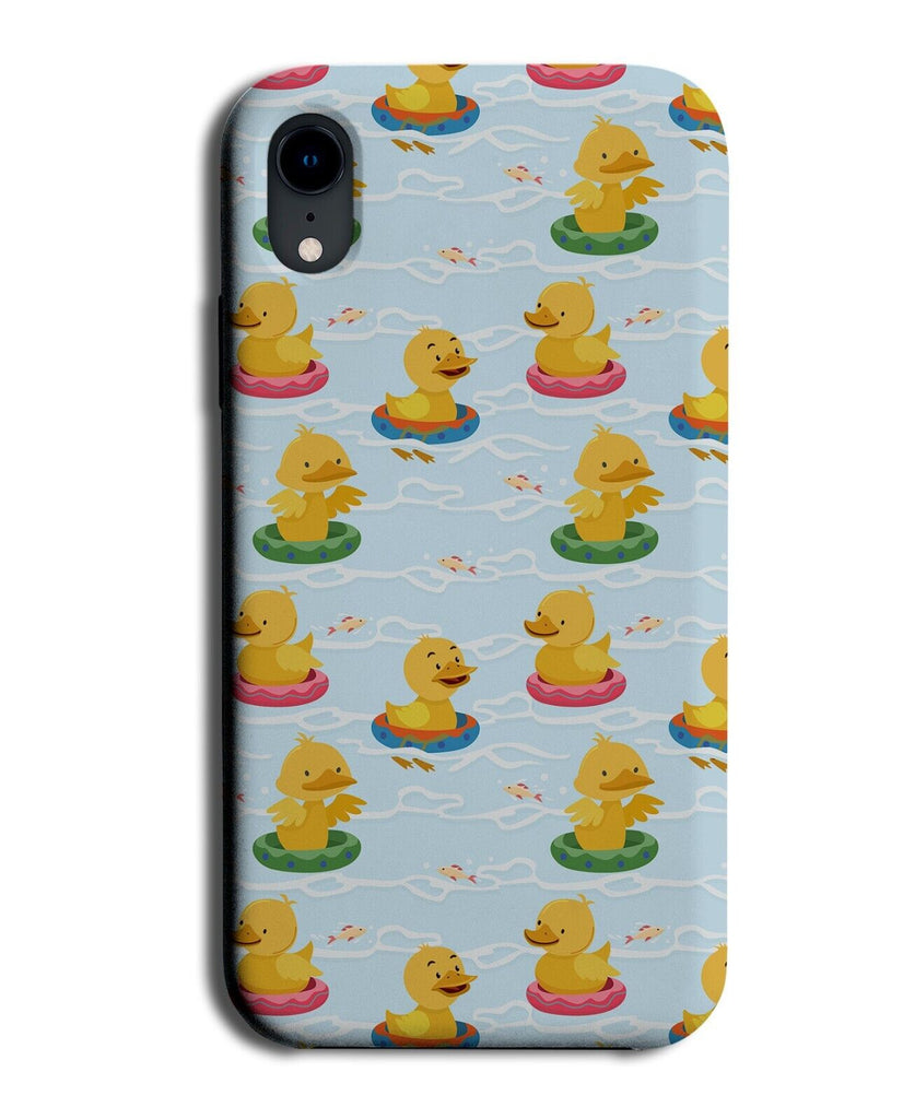 Rubbing Ducks Playing In The Lazy River Phone Case Cover Duck Bath Time CS40