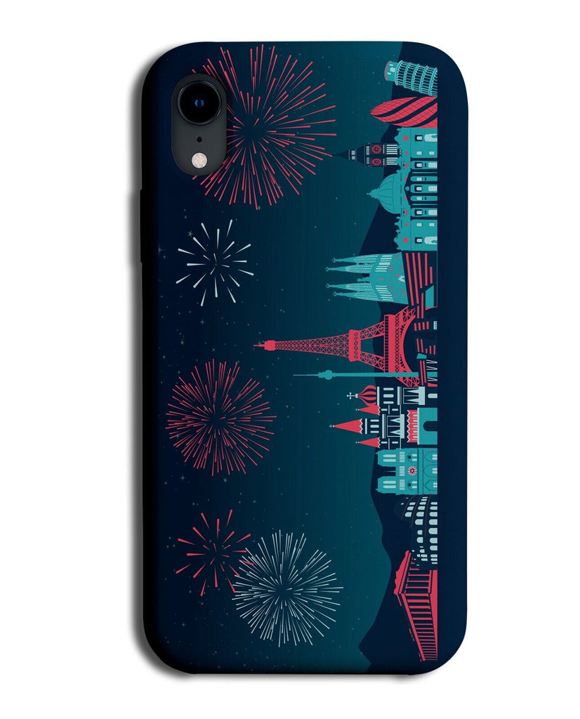 Paris Skyline Phone Case Cover Sky Line France Firework Fireworks French P056