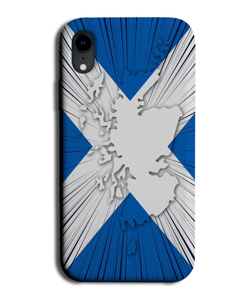 Scotland Map Phone Case Cover Flag Design Scottish Style Highlands Highland CN02