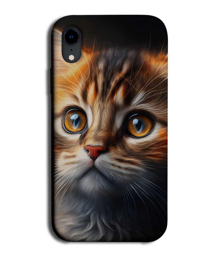 Beautiful Sweet Cat Face Phone Case Cover Ginger Cute Eyes Kitten Photo BZ81