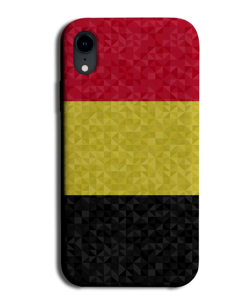Belgium Flag Phone Case Cover Colours Red Yellow Black Country National P497