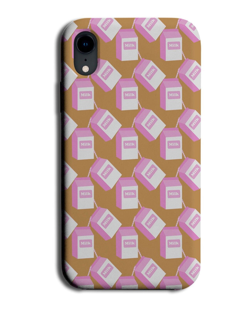 Cartons Of Milk Pattern Phone Case Cover Milks Carton Retro Pink Lover BJ12