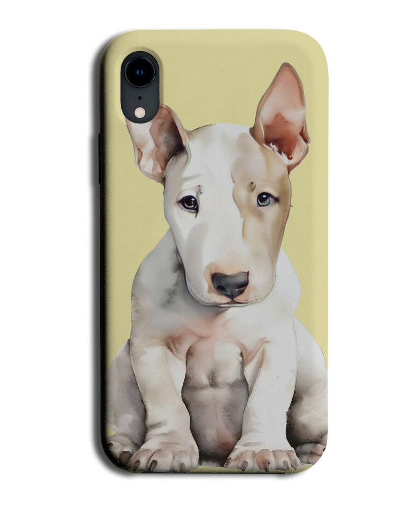 Bull Terrier Puppy Phone Case Cover Terries Bulls Dog Dogs Painting Puppies AA23