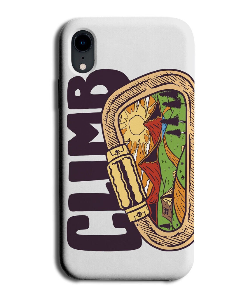 Climb Phone Case Cover Climbing Carabiner Clip RockClimbing Rock Climber N382