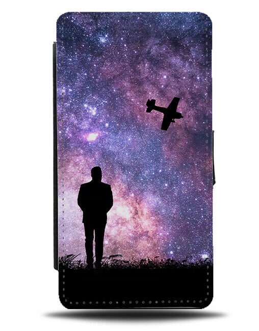 Model Airplane Flip Cover Wallet Phone Case RC Plane Aeroplane Space Stars i723