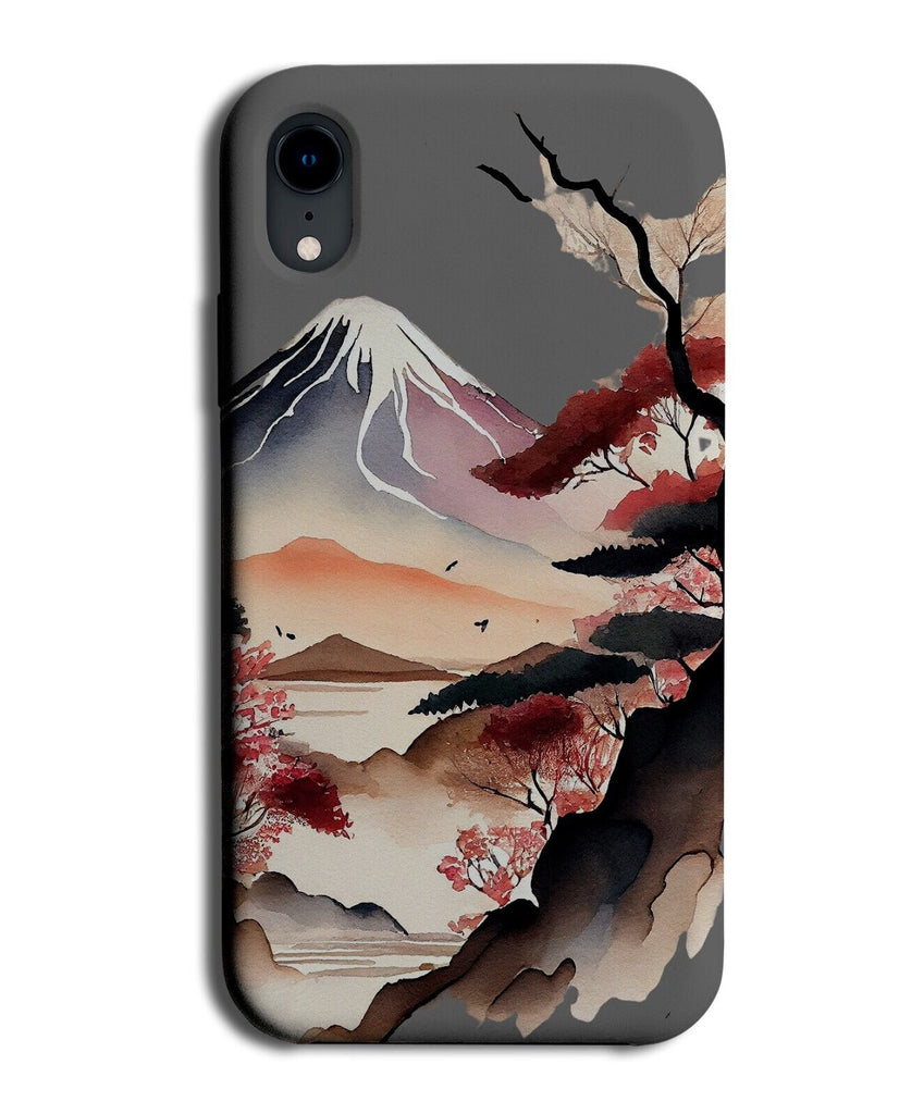 Japanese Mountain Phone Case Cover Mountains Scenery Style Japan Mountains AU65