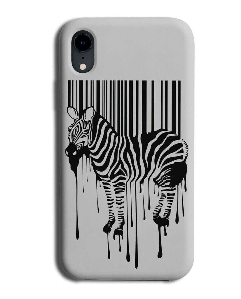 Zebra Dripping Paint Barcode Phone Case Cover Design Painting Art Work K470