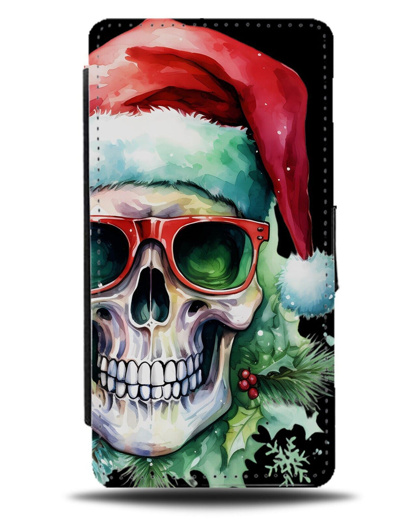Halloween and Christmas Flip Wallet Case Autumn Funny Grunge Skull Festive Ca82