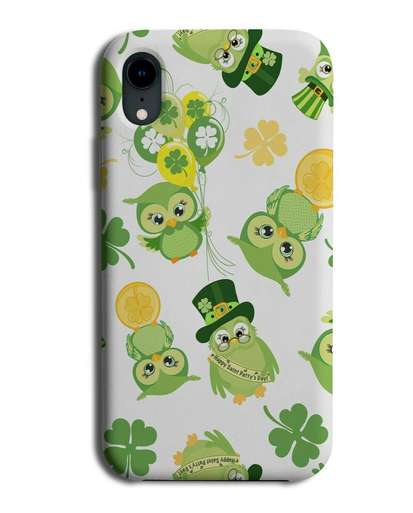 Funky Green Irish Animal Pattern Phone Case Cover Animals Owl Owls G431
