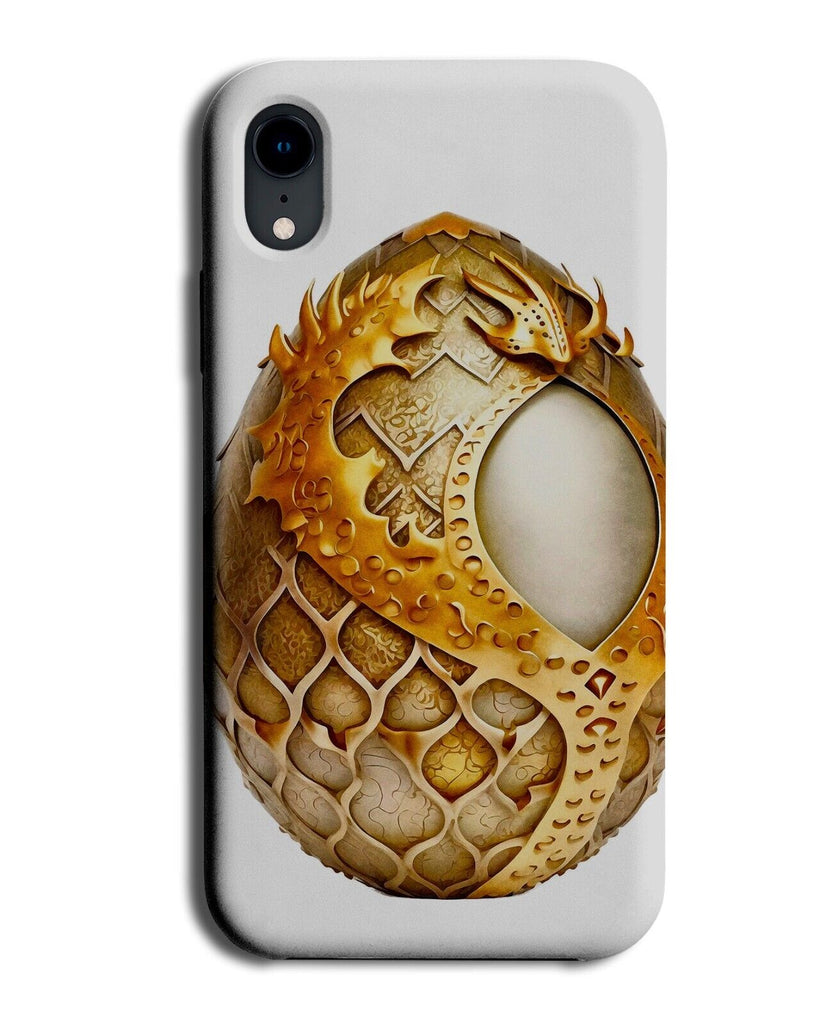 Golden Dragon Egg Phone Case Cover Dragons Eggs Gold Coloured Stylish Fancy AJ98