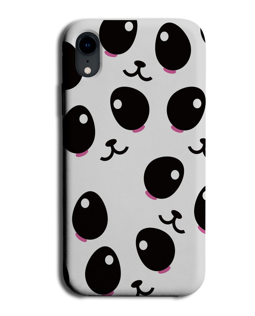 Kawaii Panda Eyes Phone Case Cover Eye Anime Pandas Japanese Style Face AX99