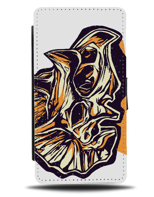 Triceratops Skull Head Phone Cover Case Dinosaur Skulls Skeleton Face Bones J256