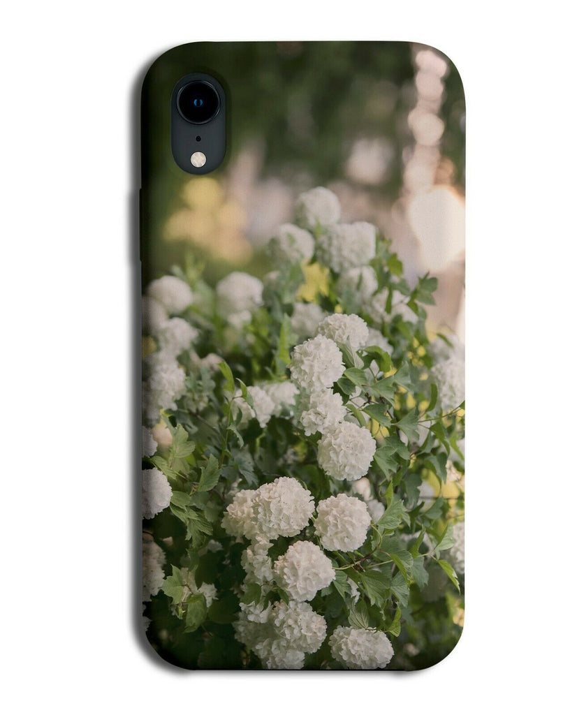 White Flower Bush Phone Case Cover Floral Bushes Florally Flowery Photo Pic G701