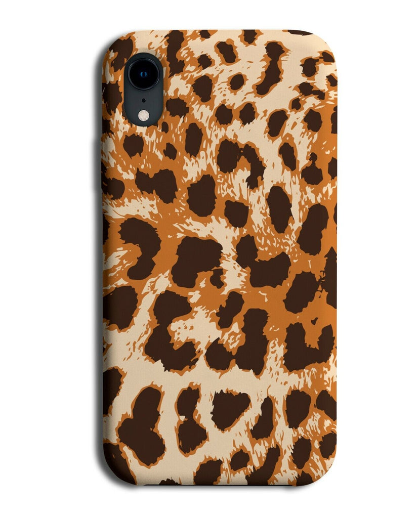 Cartoon Cheetah Spots Phone Case Cover Leopard Print Markings Dots E645
