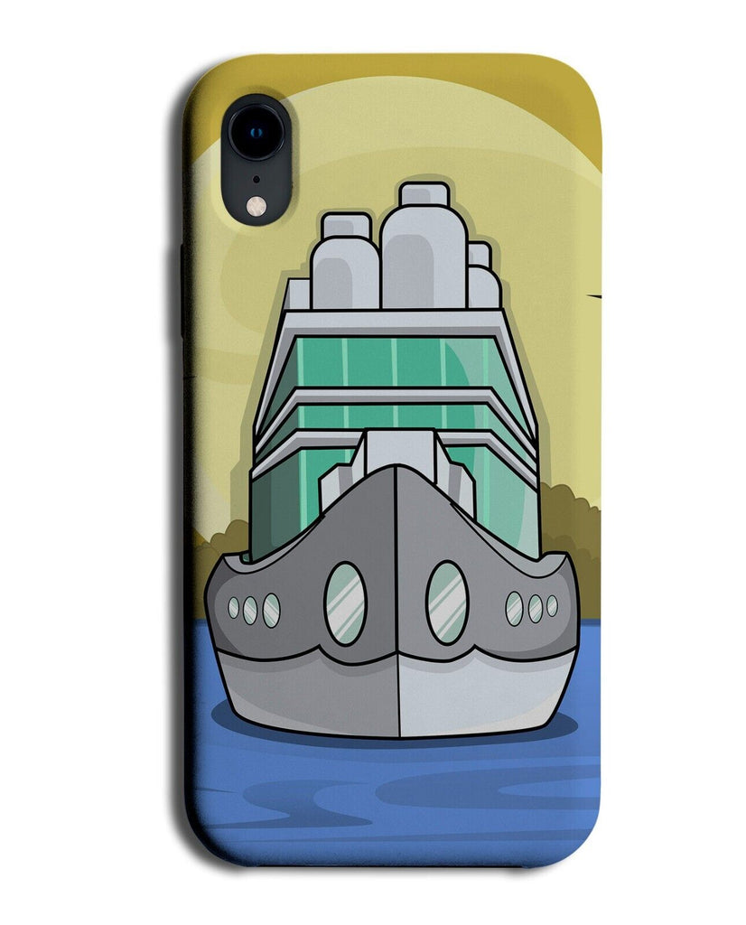 Ferry Ship Phone Case Cover Ferries Boat Ships Cruise Dusk Sunset Sea Ocean Q667