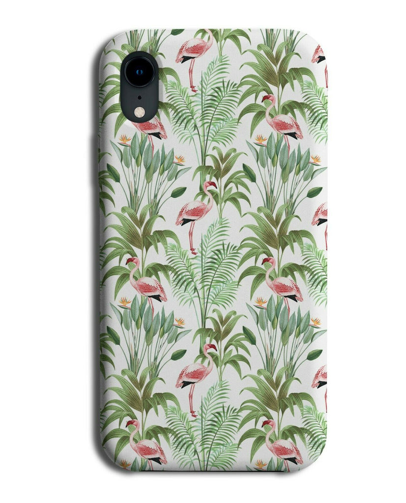 Tropical Flamingo Phone Case Cover Exotic Flamingos Palm Tree Holiday E742