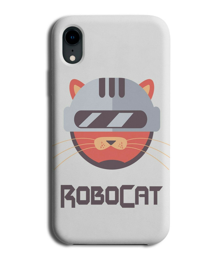 Robocat Phone Case Cover Funny Robot Cat Robotic Kitten Face Helmet E285