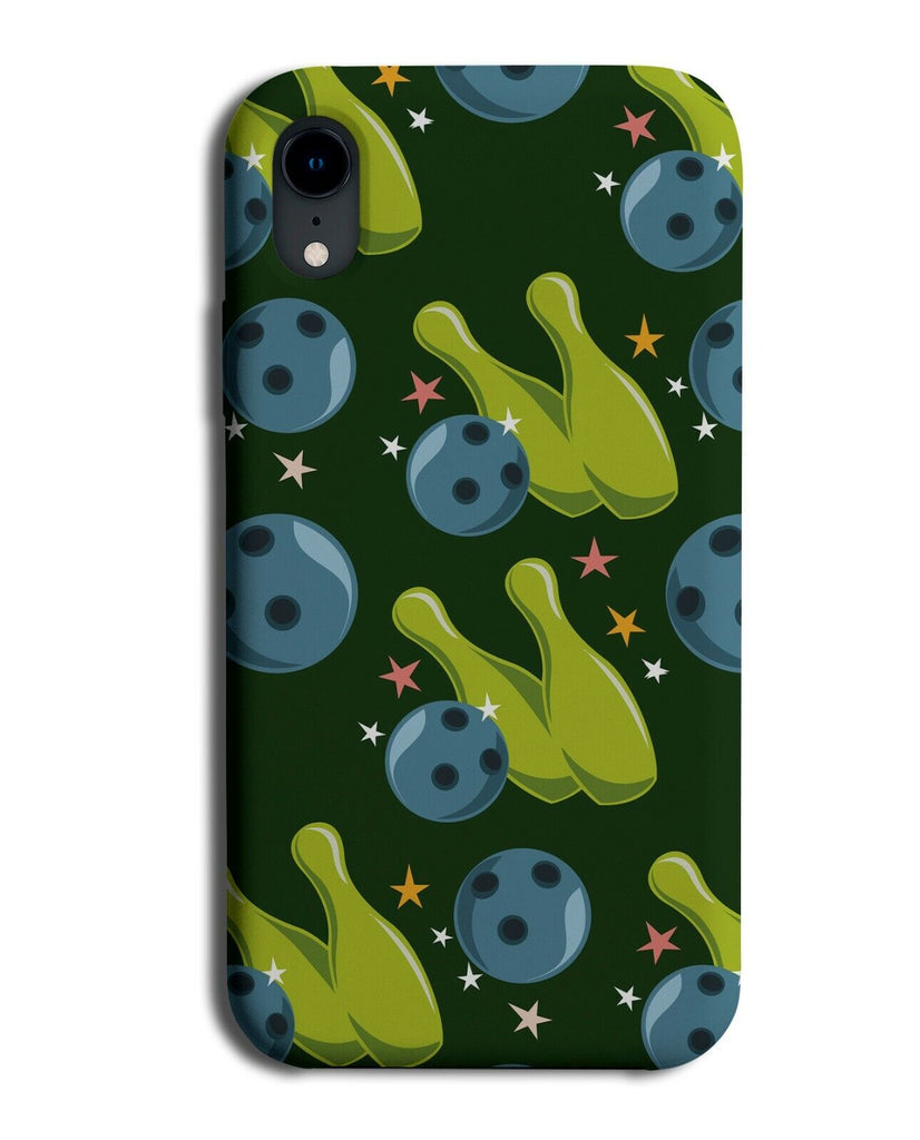 Bowling Phone Case Cover Balls Skittles Cartoon Pattern Design Strike Ball K839