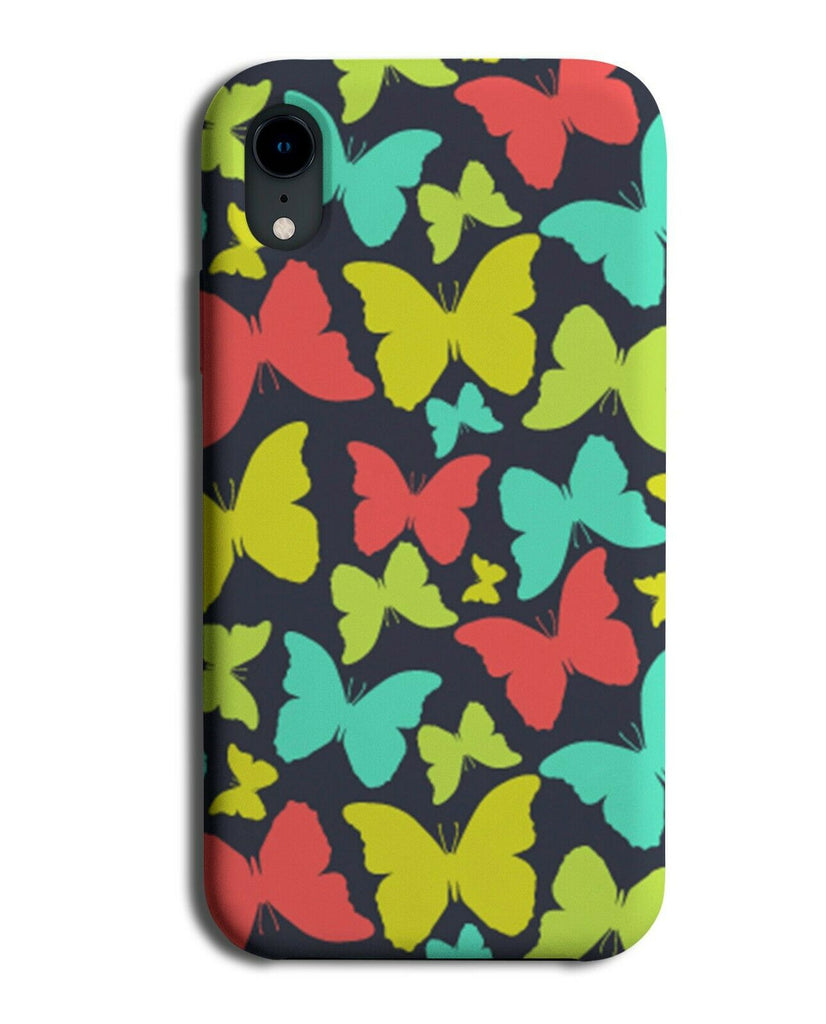 Colourful Rainbow Butterflies Phone Case Cover Butterfly Wing Wings Girls E924