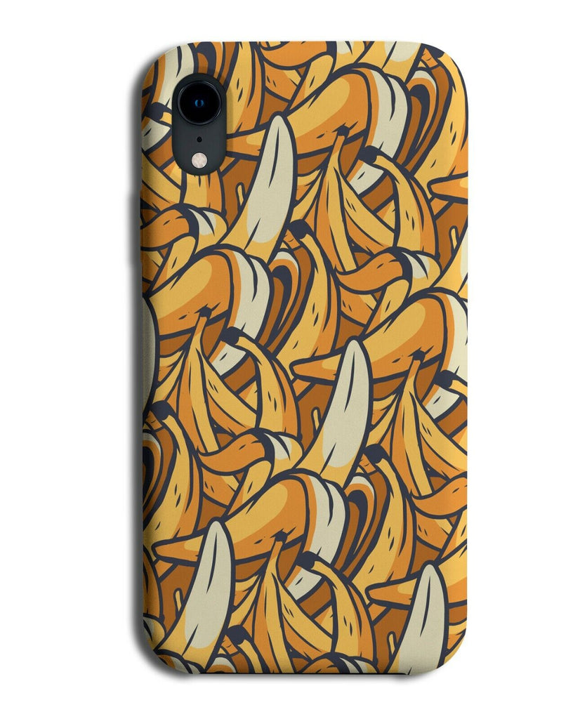 Retro Cartoon Bananas Phone Case Cover Fruit Banana Peel Pattern Peeled E541