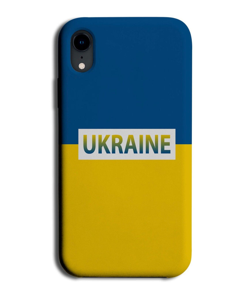 Ukraine Flag Phone Case Cover Ukrainian Flags Writing Yellow and Blue Kiev P3802