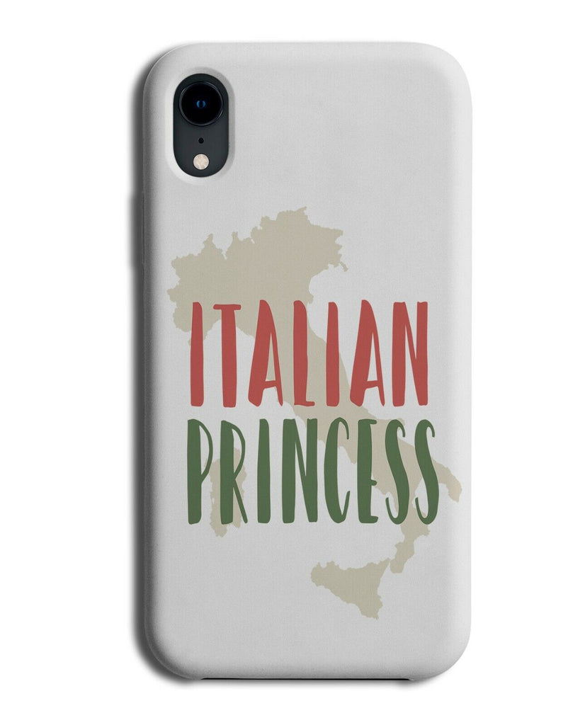 Italian Princess Phone Case Cover Girly Girls Italy Map Land Shape K932