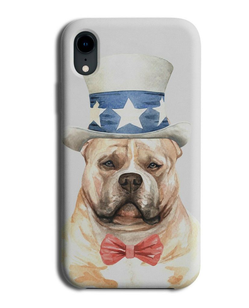 Staffordshire Bull Terrier President Phone Case Cover Dog American Hat K638