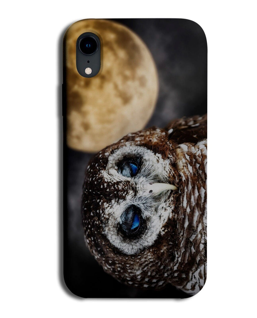 Owl In Full Moon Phone Case Cover Owls Moons Moonlight Barn Head Eyes P409