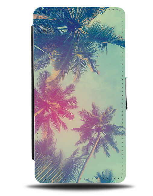 Palm Trees in The Sunlight Flip Wallet Case Summer Tree Vibrant Sunny H248