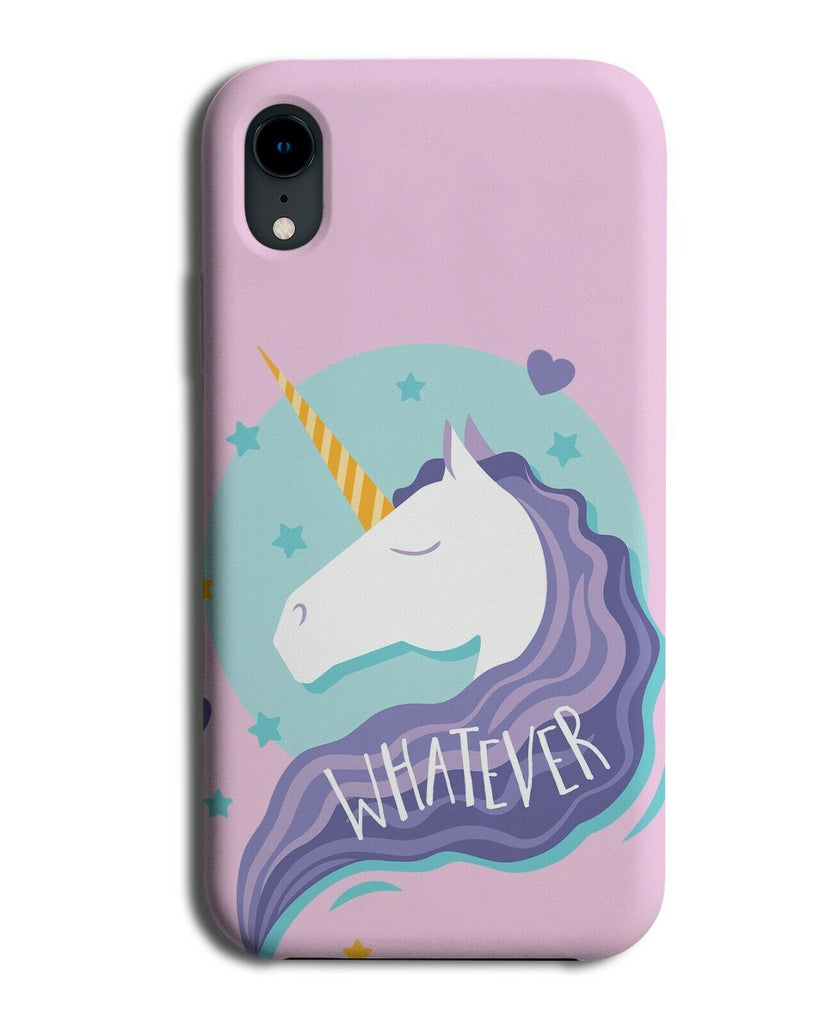 Laid Back Unicorn Phone Case Cover Purple Face Unicorns Girl Girly Retro E441