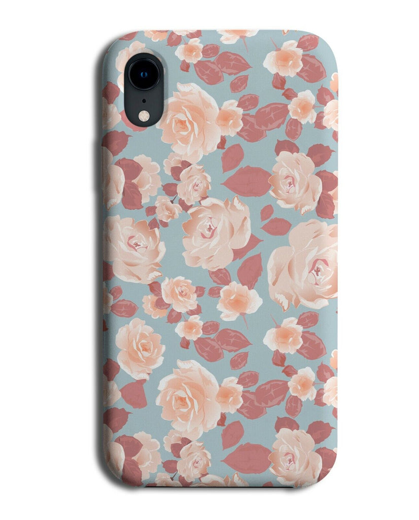 Pastel Pink Roses Phone Case Cover Corsage Prom Pattern Flowers Coloured E594