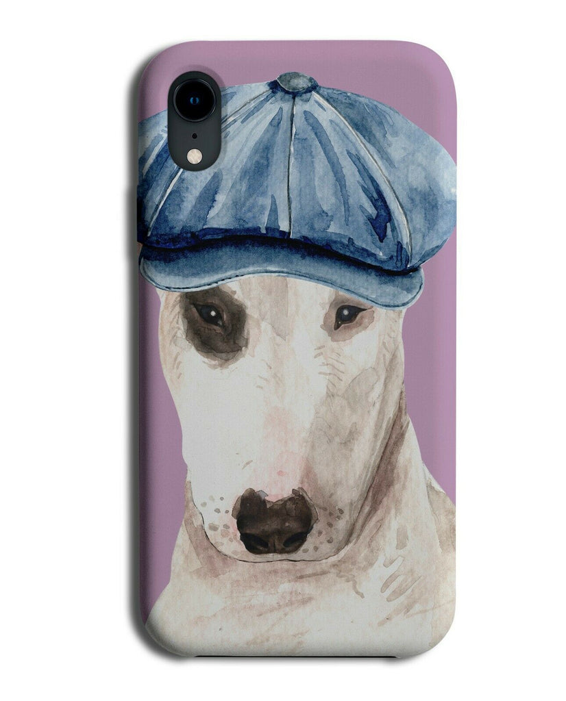Bull Terrier Phone Case Cover Dog Dogs Cockney Hat Funny Flat Cap K503