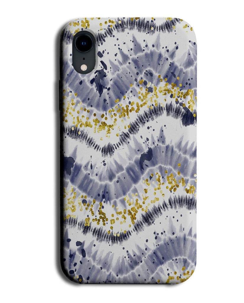 Purple and Gold Dripdry Tie Dye Look Phone Case Cover Tyedie Tiedye Sixties CR75
